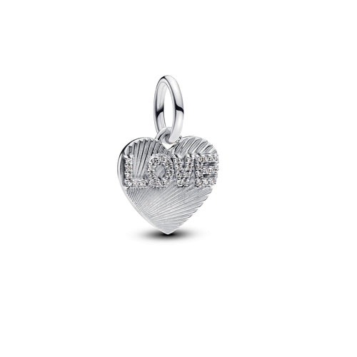 Charm Donna Pandora Pendente Cuore Love da incidere - 793604C01 - Gioielleria De Patto