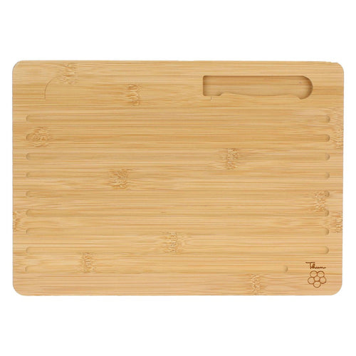 Thun Set tagliere in legno e sacchetto porta pane Sorprese di Natale - P5069P00 - Gioielleria De Patto