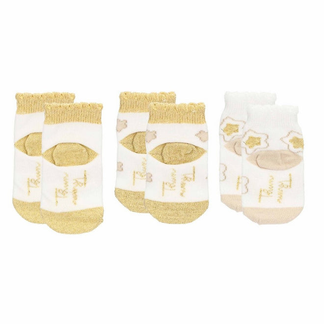 Thun Set 3 paia di calzini angelo, stelle, Teddy - K3843A91 - Gioielleria De Patto