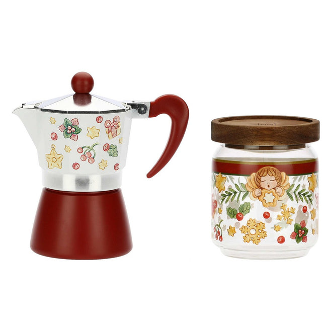 Thun Set caffettiera e barattolo porta caffè Sorprese di Natale - P5071P00 - Gioielleria De Patto