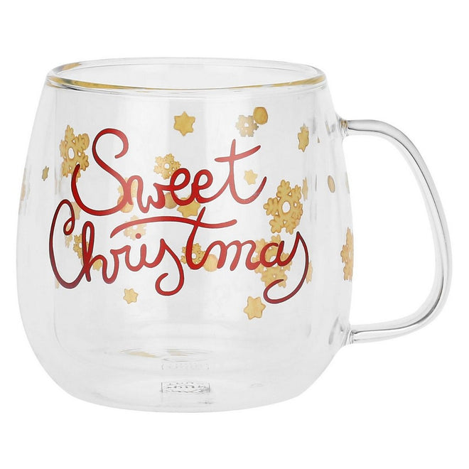 Thun Mug in vetro doppio strato Sweet Christmas - P5145A91 - Gioielleria De Patto