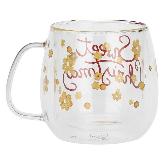 Thun Mug in vetro doppio strato Sweet Christmas - P5145A91 - Gioielleria De Patto