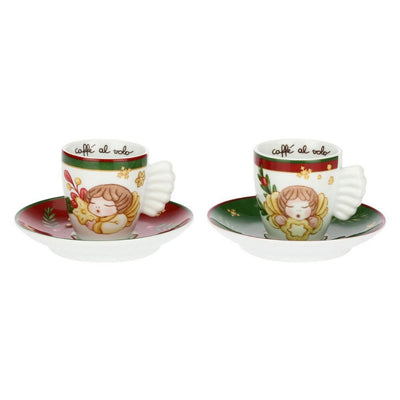Thun Set 6 tazzine espresso in porcellana Sorprese di Natale - P5076A91