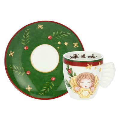 Thun Set 6 tazzine espresso in porcellana Sorprese di Natale - P5076A91