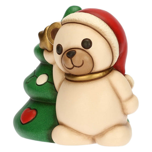 Thun Teddy con albero di Natale in ceramica, medio - F3420A82 - Gioielleria De Patto