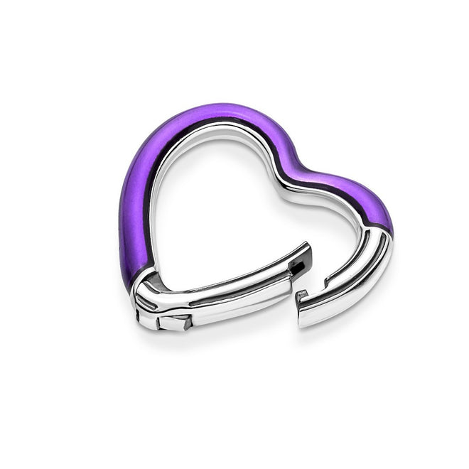 Connector Donna a Cuore Viola Pandora ME - 791973C01 - Gioielleria De Patto