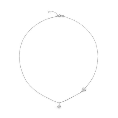 Collana Donna Lebebè Per Sempre oro bianco e diamanti 0,15ct - LBB262