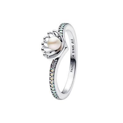 Anello Donna Principesse Disney, Ariel, con Perla d'Acqua Dolce Coltivata - 193654C01
