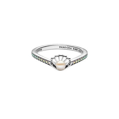 Anello Donna Principesse Disney, Ariel, con Perla d'Acqua Dolce Coltivata - 193654C01