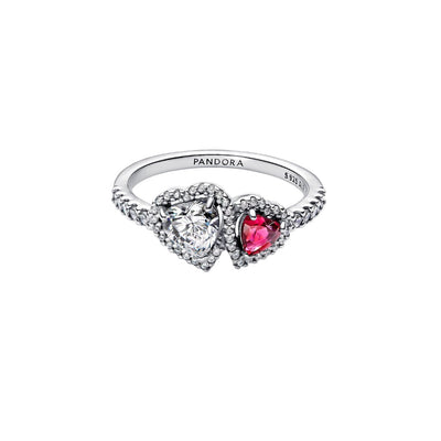 Anello Donna Pandora Doppi Cuori - 193662C01