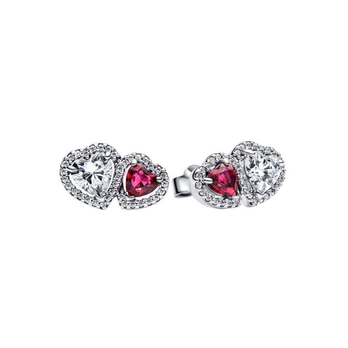 Orecchini Donna Pandora Doppi Cuori - 293633C01