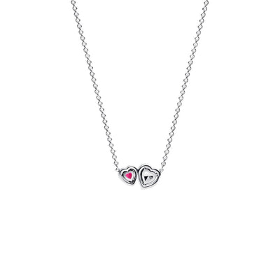 Collana Donna Pandora Doppi Cuori - 393632C01