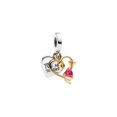 Pendente Donna Pandora Cuore con Freccia da incidere - 763622C01
