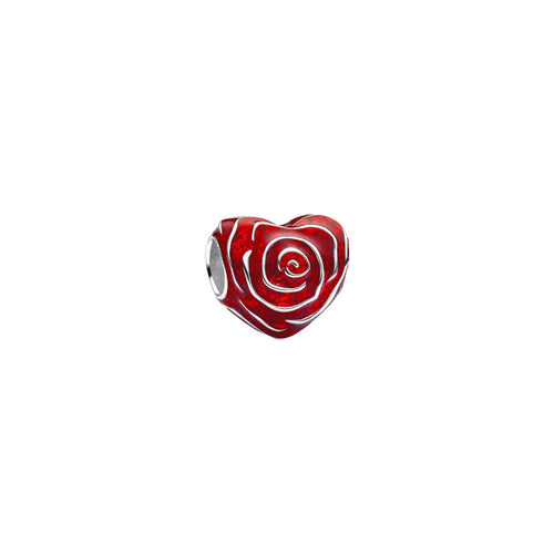Charm Donna Pandora Cuore di Rosa Rossa - 793673C01