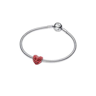 Charm Donna Pandora Cuore di Rosa Rossa - 793673C01