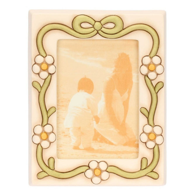Thun Portafoto margherite in ceramica, medio - C3135B90