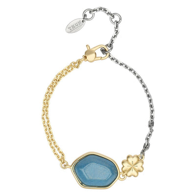 Thun Bracciale con pietra in ceramica e quadrifoglio - T10311216P00