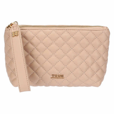 Thun Pochette in ecopelle trapuntata, rosa - T10273349P00