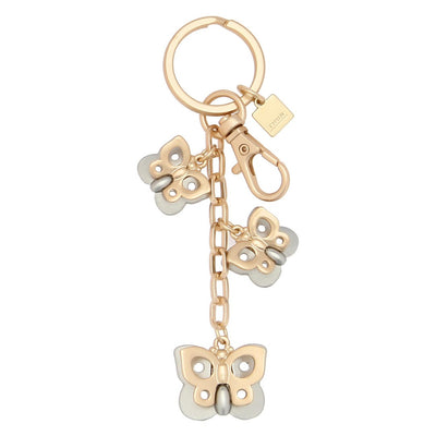 Thun Portachiavi in metallo 3 charms farfalle - T10455345P00