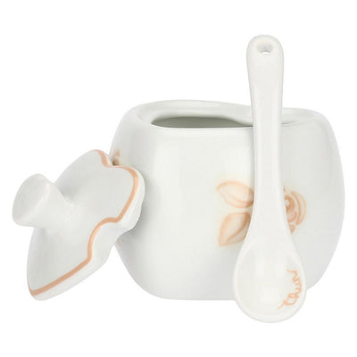 Thun Mini zuccheriera in porcellana a forma di cuore con cucchiaino - T10142472P00B