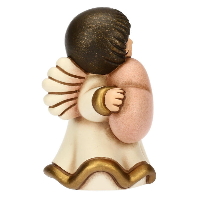 Thun Angelo in ceramica con cuore rosa - T10049288H93B