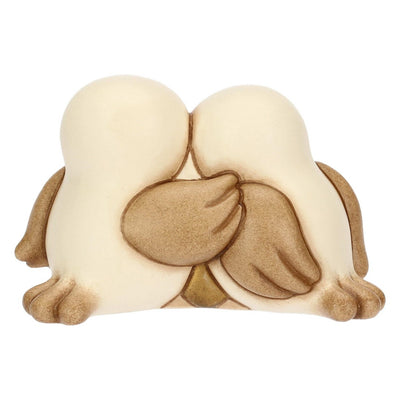 Thun Coppia passerotti in ceramica con cuore, mini - T10095272H90