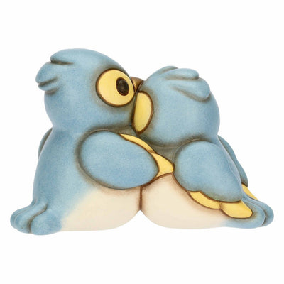 Thun Coppia cinciarelle in ceramica con cuore, piccole - T10094273H90