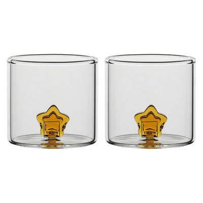 Thun Set 2 bicchierini in vetro con stella - T10299116P00B