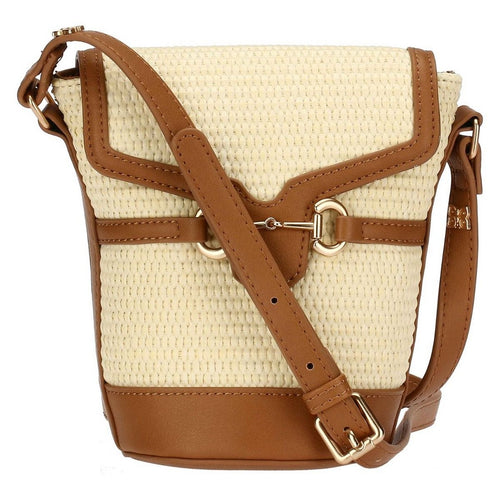 Thun Borsa secchiello in paglia ed ecopelle - T10266348P00