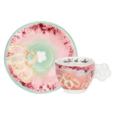 Thun Set 2 tazzine caffè con zuccheriera in porcellana Bloomia - T10161505P00