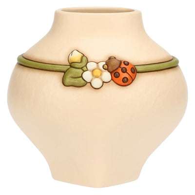 Thun Vaso in ceramica con coccinella Country Bloom, medio - T10104262H90