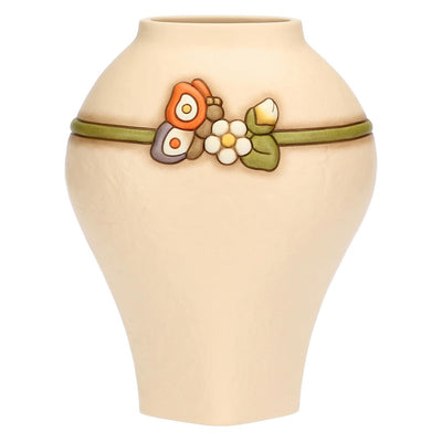 Thun Vaso in ceramica con farfalla Country Bloom, grande - T10105261H90
