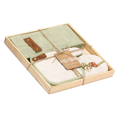 Thun Set presina, guantone, grembiule con scatola Country Bloom - T10500117P00T