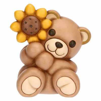 Thun Teddy con girasole in ceramica, grande - T10026276H90