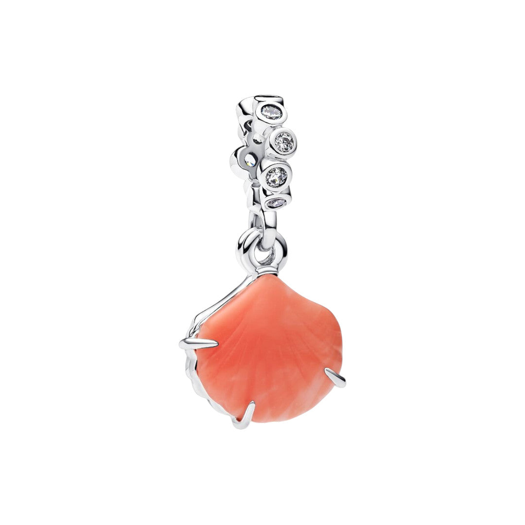 Pendente Donna Pandora Doppio Conchiglia Color Corallo  - 793821C01