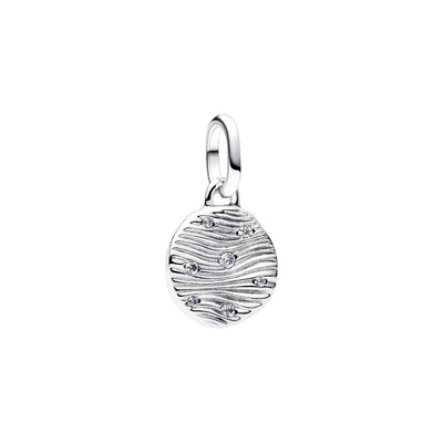 Pendente Donna Pandora Mini Medallion Onde da incidere Pandora ME - 793860C01