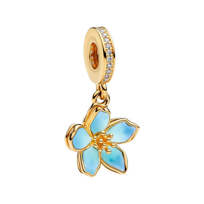 Pendente Donna Pandora Fiore di Ciliegio Blu - 760667C01