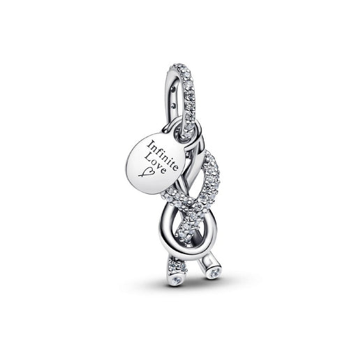Pendente Donna Pandora Nodo Infinito e Pavè  - 793780C01