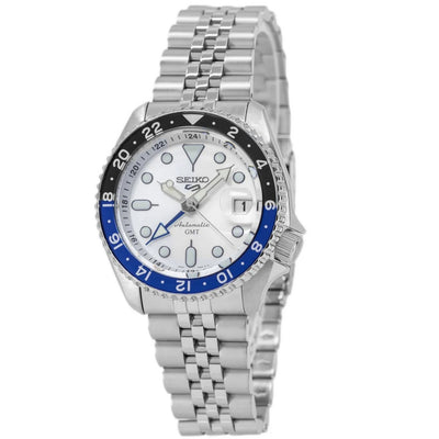 Seiko Orologio Uomo Sports White Dial Automatico GMT  -  SSK033K1