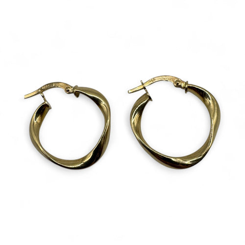 Orecchini Cerchio in Oro Giallo - OR41