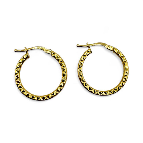 Orecchini Cerchio in Oro Giallo - OR43