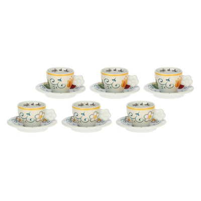 Thun Set 6 tazzine espresso in porcellana Eolia - P5038P00