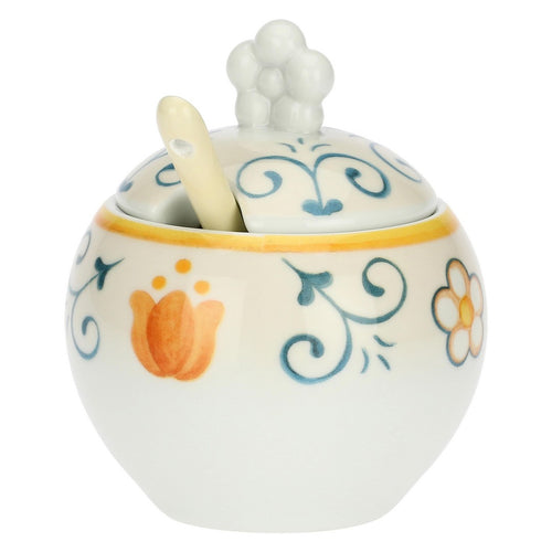 Thun Zuccheriera con cucchiaino in porcellana Eolia - P5037P00