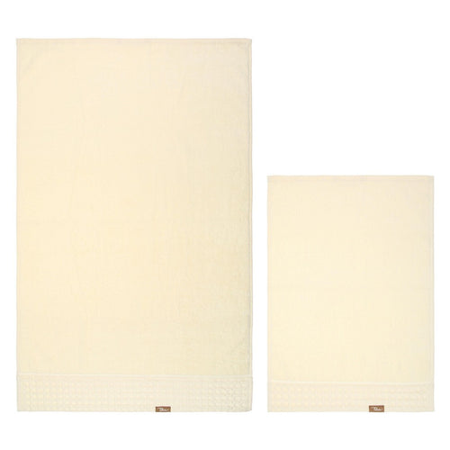 Thun Set 2 asciugamani Iconic Elegance, crema - T10561461P00T