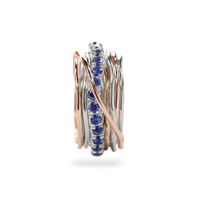 Anello Filodellavita Prezioso Collection 13 Fili Oro Rosa 9kt - AN113ARZB