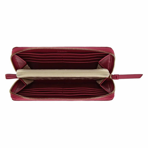 Thun Portafoglio con chiusura zip in ecopelle, cherry - T10784339P00