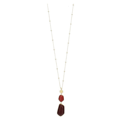 Thun Collana con pietre ceramiche e quadrifoglio - T10799210P00
