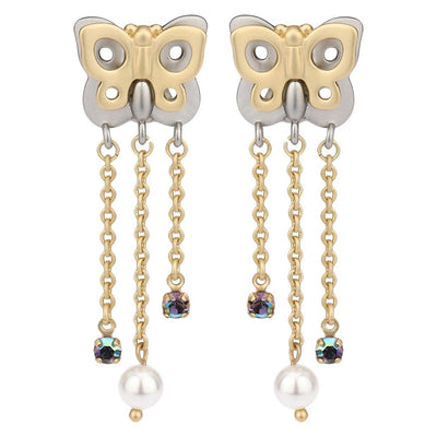 Thun Orecchini chunky con farfalla e catenine - T10809213P00