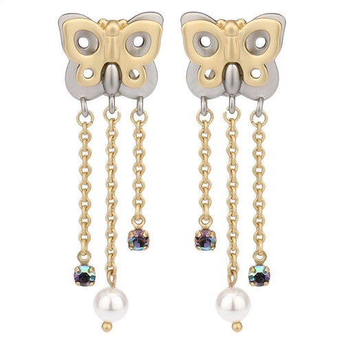 Thun Orecchini chunky con farfalla e catenine - T10809213P00