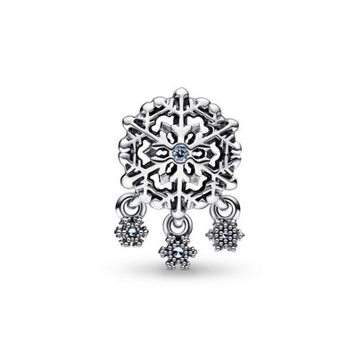 Charm Donna Pandora Fiocco di Neve Ghiacciato - 792367C01 - Gioielleria De Patto
